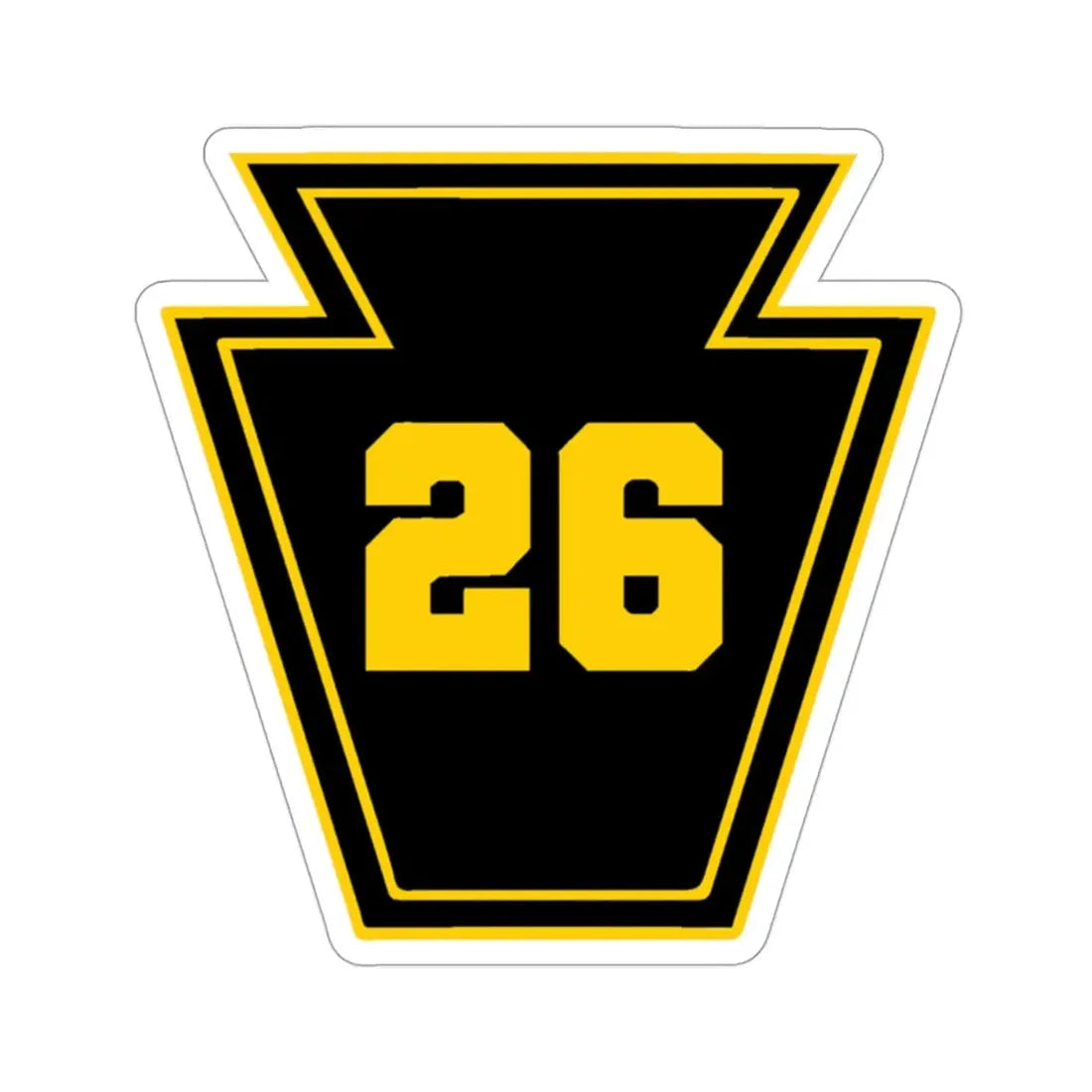 Keystone 26 USS JOHN P MURTHA LPD 26 (U.S. Navy) STICKER Vinyl Die-Cut Decal - The Sticker Space