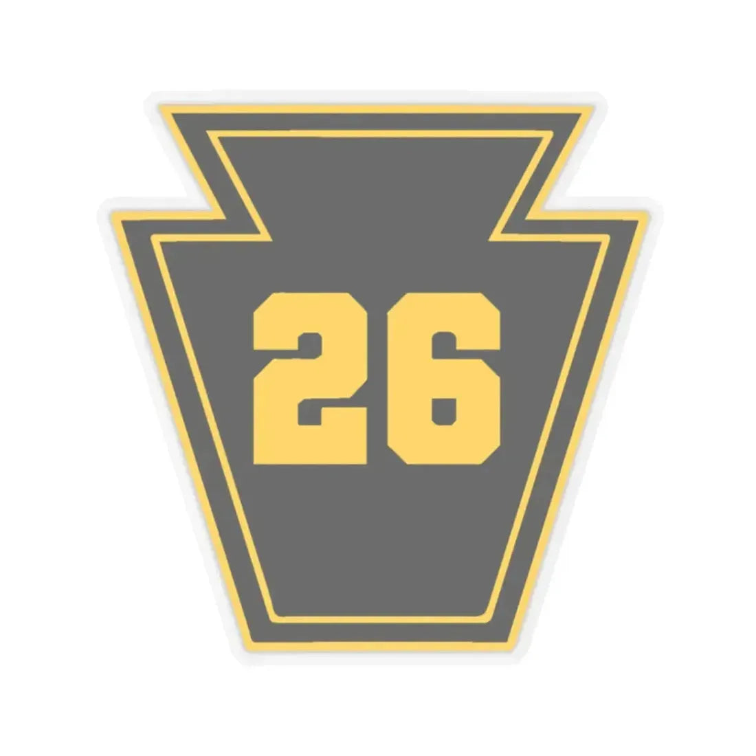 Keystone 26 USS JOHN P MURTHA LPD 26 (U.S. Navy) STICKER Vinyl Kiss-Cut Decal 2 Inch Transparent - The Sticker Space