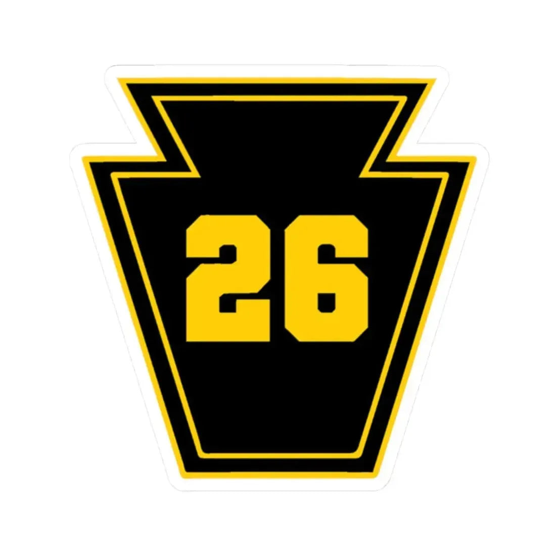 Keystone 26 USS JOHN P MURTHA LPD 26 (U.S. Navy) STICKER Vinyl Kiss-Cut Decal 2 Inch White - The Sticker Space