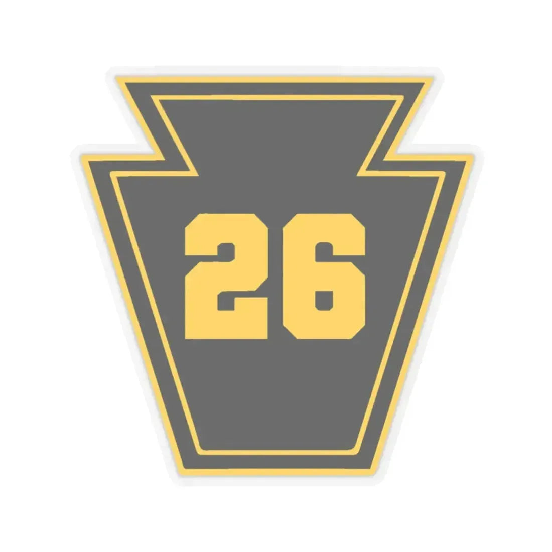 Keystone 26 USS JOHN P MURTHA LPD 26 (U.S. Navy) STICKER Vinyl Kiss-Cut Decal 3 Inch Transparent - The Sticker Space