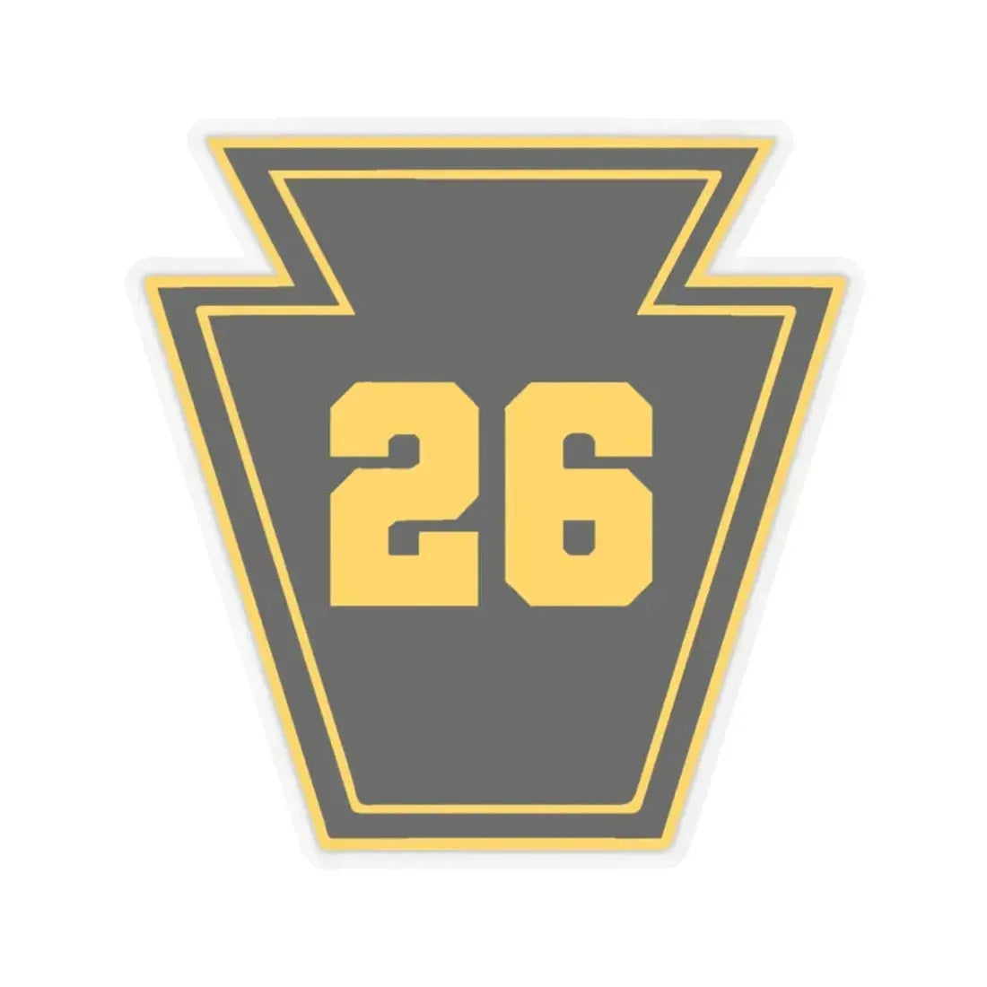 Keystone 26 USS JOHN P MURTHA LPD 26 (U.S. Navy) STICKER Vinyl Kiss-Cut Decal 6 Inch Transparent - The Sticker Space