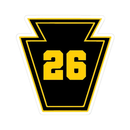 Keystone 26 USS JOHN P MURTHA LPD 26 (U.S. Navy) STICKER Vinyl Kiss-Cut Decal 6 Inch White - The Sticker Space