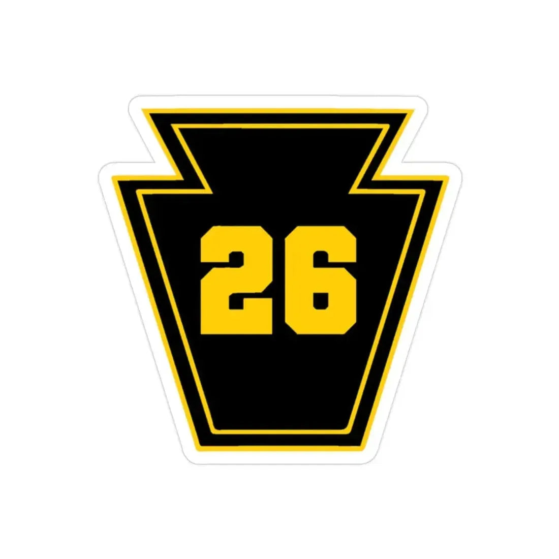 Keystone 26 USS JOHN P MURTHA LPD 26  (U.S. Navy) Transparent STICKER Die-Cut Vinyl Decal 2 Inch Transparent - The Sticker Space