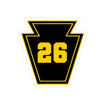 Keystone 26 USS JOHN P MURTHA LPD 26  (U.S. Navy) Transparent STICKER Die-Cut Vinyl Decal 2 Inch Transparent - The Sticker Space