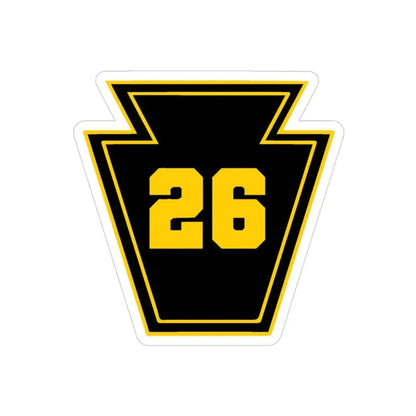 Keystone 26 USS JOHN P MURTHA LPD 26  (U.S. Navy) Transparent STICKER Die-Cut Vinyl Decal 3 Inch Transparent - The Sticker Space