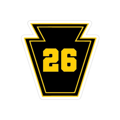 Keystone 26 USS JOHN P MURTHA LPD 26  (U.S. Navy) Transparent STICKER Die-Cut Vinyl Decal 4 Inch Transparent - The Sticker Space