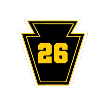 Keystone 26 USS JOHN P MURTHA LPD 26  (U.S. Navy) Transparent STICKER Die-Cut Vinyl Decal 5 Inch Transparent - The Sticker Space