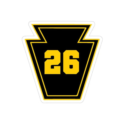 Keystone 26 USS JOHN P MURTHA LPD 26  (U.S. Navy) Transparent STICKER Die-Cut Vinyl Decal 6 Inch Transparent - The Sticker Space