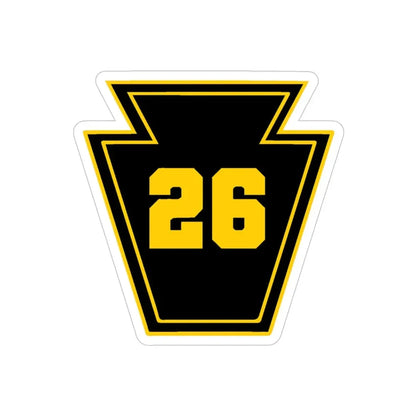 Keystone 26 USS JOHN P MURTHA LPD 26  (U.S. Navy) Transparent STICKER Die-Cut Vinyl Decal 6 Inch Transparent - The Sticker Space