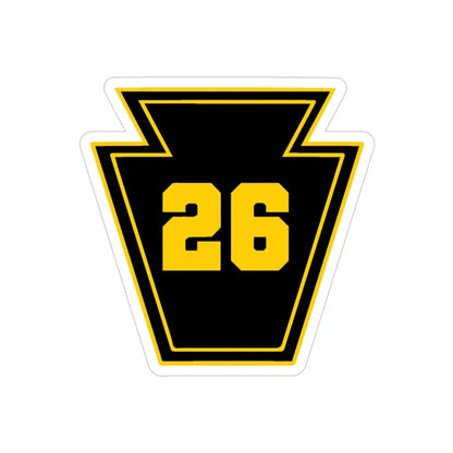 Keystone 26 USS JOHN P MURTHA LPD 26  (U.S. Navy) Transparent STICKER Die-Cut Vinyl Decal - The Sticker Space