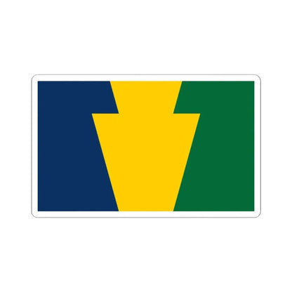 Keystone Flag (United States) STICKER Vinyl Kiss-Cut Decal 2 Inch White - The Sticker Space