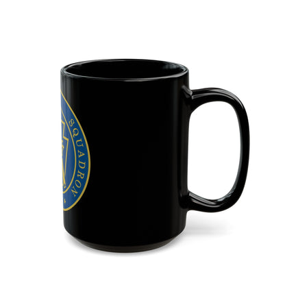 Keystone Squadron 24 (U.S. Navy) Black Coffee Mug-The Sticker Space