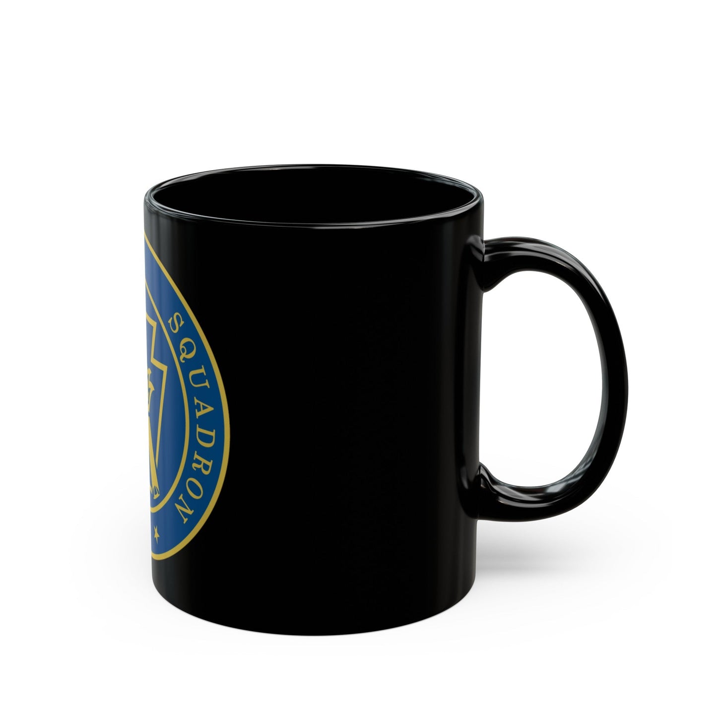 Keystone Squadron 24 (U.S. Navy) Black Coffee Mug-The Sticker Space