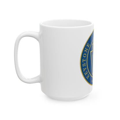 Keystone Squadron 24 (U.S. Navy) White Coffee Mug-The Sticker Space