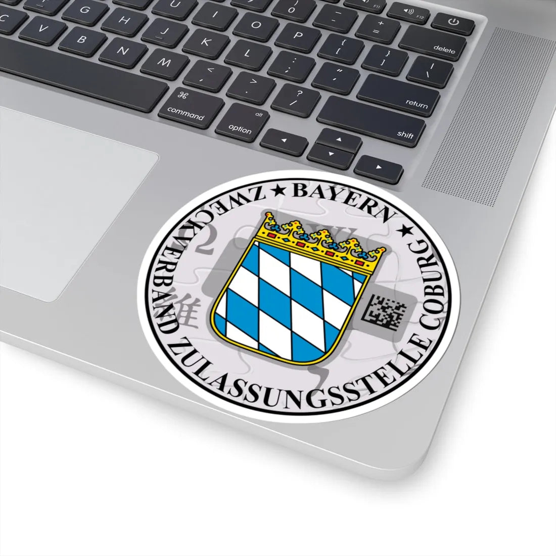 Kfz-Zulassungsplakette Coburg (Germany) (Coat of Arms) STICKER Vinyl Kiss-Cut Decal - The Sticker Space