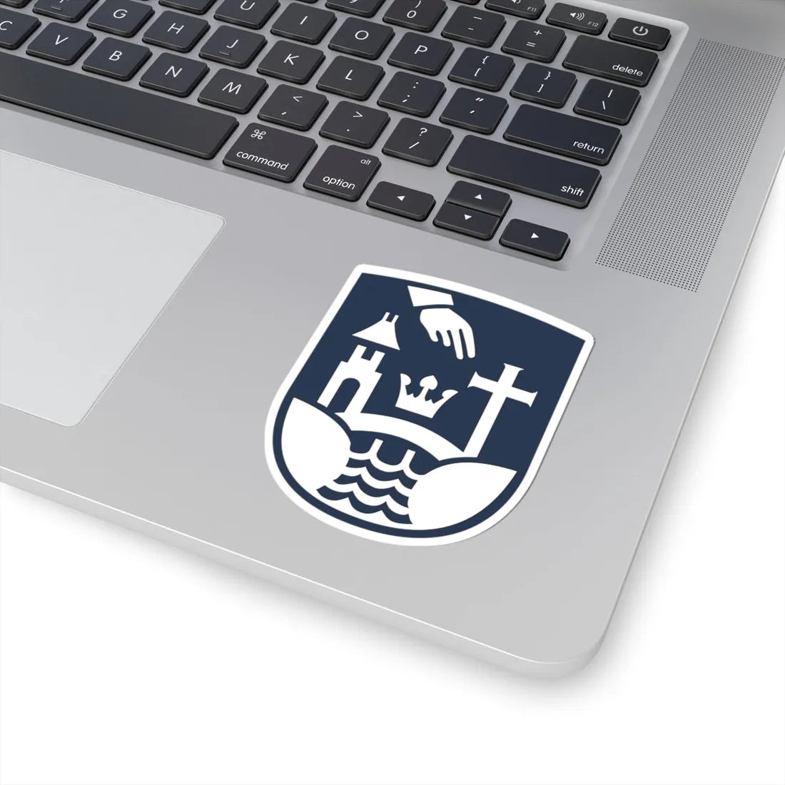 Køge Kommune coa (Denmark) (Coat of Arms) STICKER Vinyl Kiss-Cut Decal - The Sticker Space