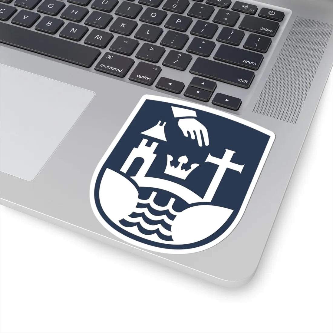 Køge Kommune coa (Denmark) (Coat of Arms) STICKER Vinyl Kiss-Cut Decal - The Sticker Space