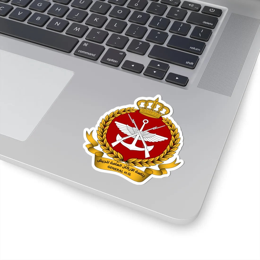 KGSHQ Seal (Kuwait) (Coat of Arms) STICKER Vinyl Kiss-Cut Decal - The Sticker Space
