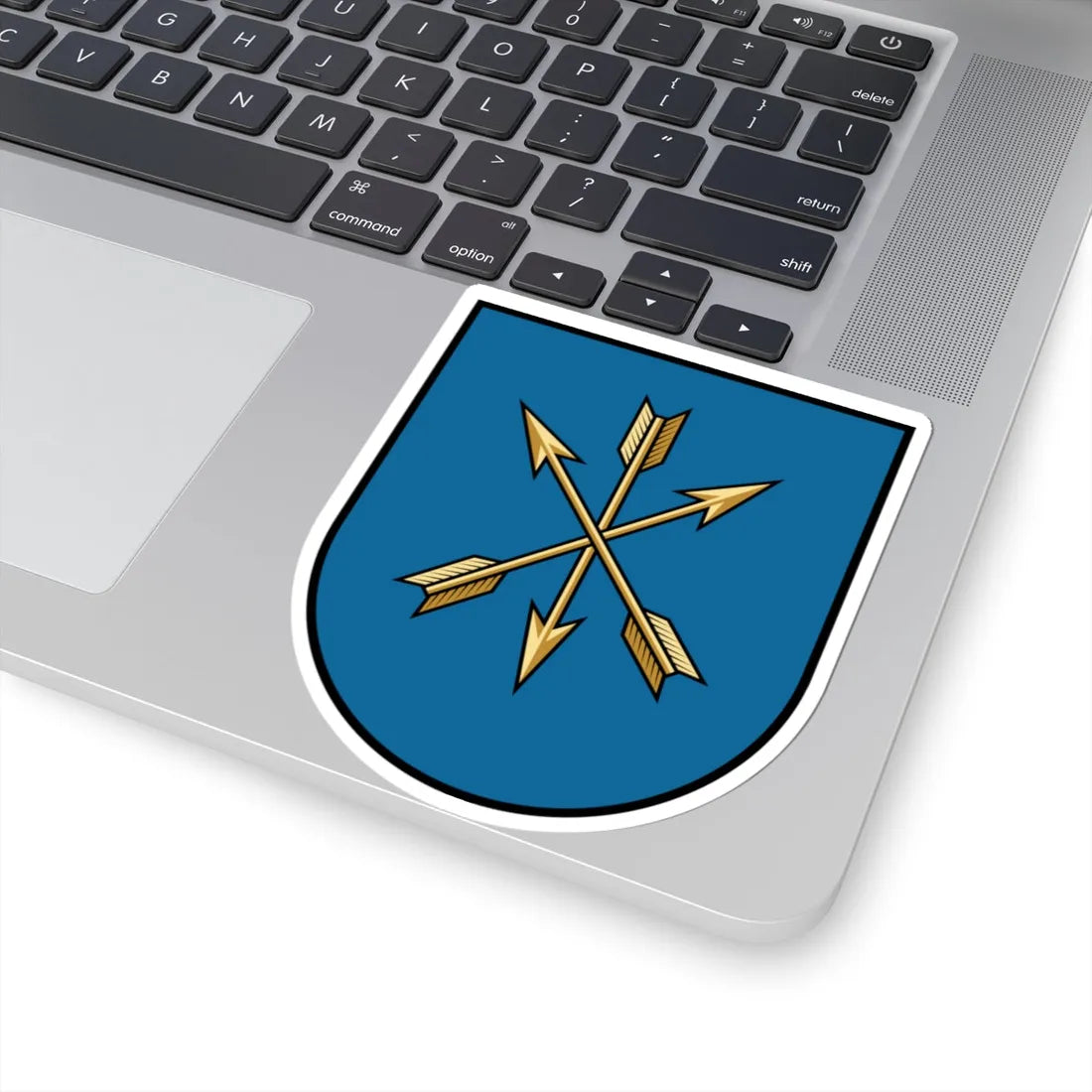 Khmelnytskyi coat of arms escutcheon (Ukraine) (Coat of Arms) STICKER Vinyl Kiss-Cut Decal - The Sticker Space