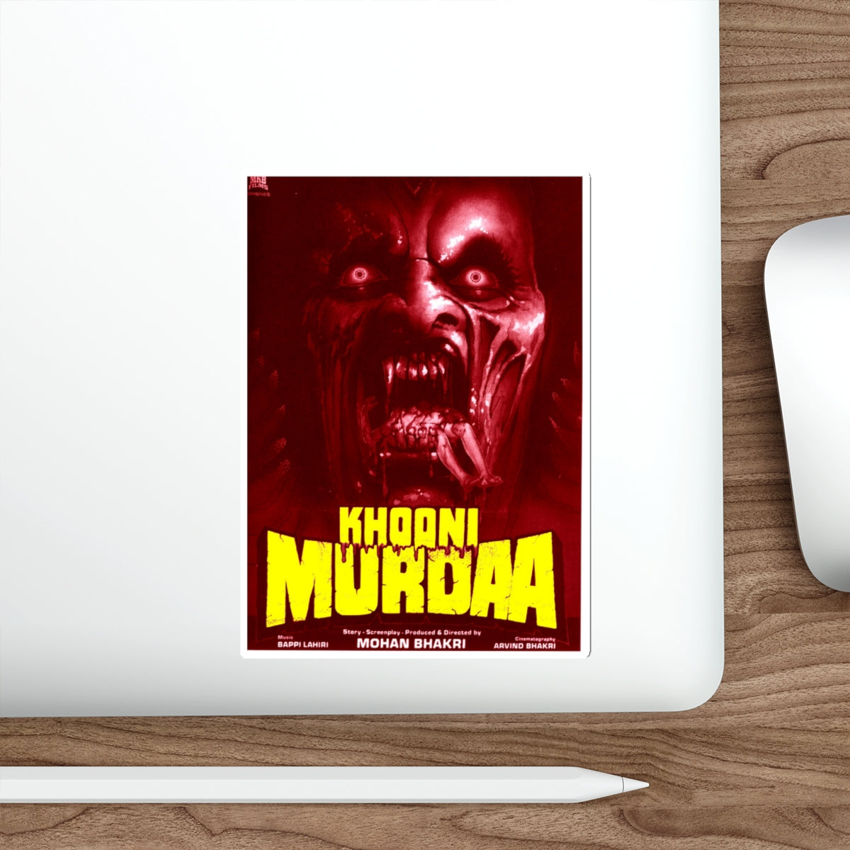 KHOONI MURDAA 1989 Movie Poster STICKER Vinyl Die-Cut Decal-The Sticker Space