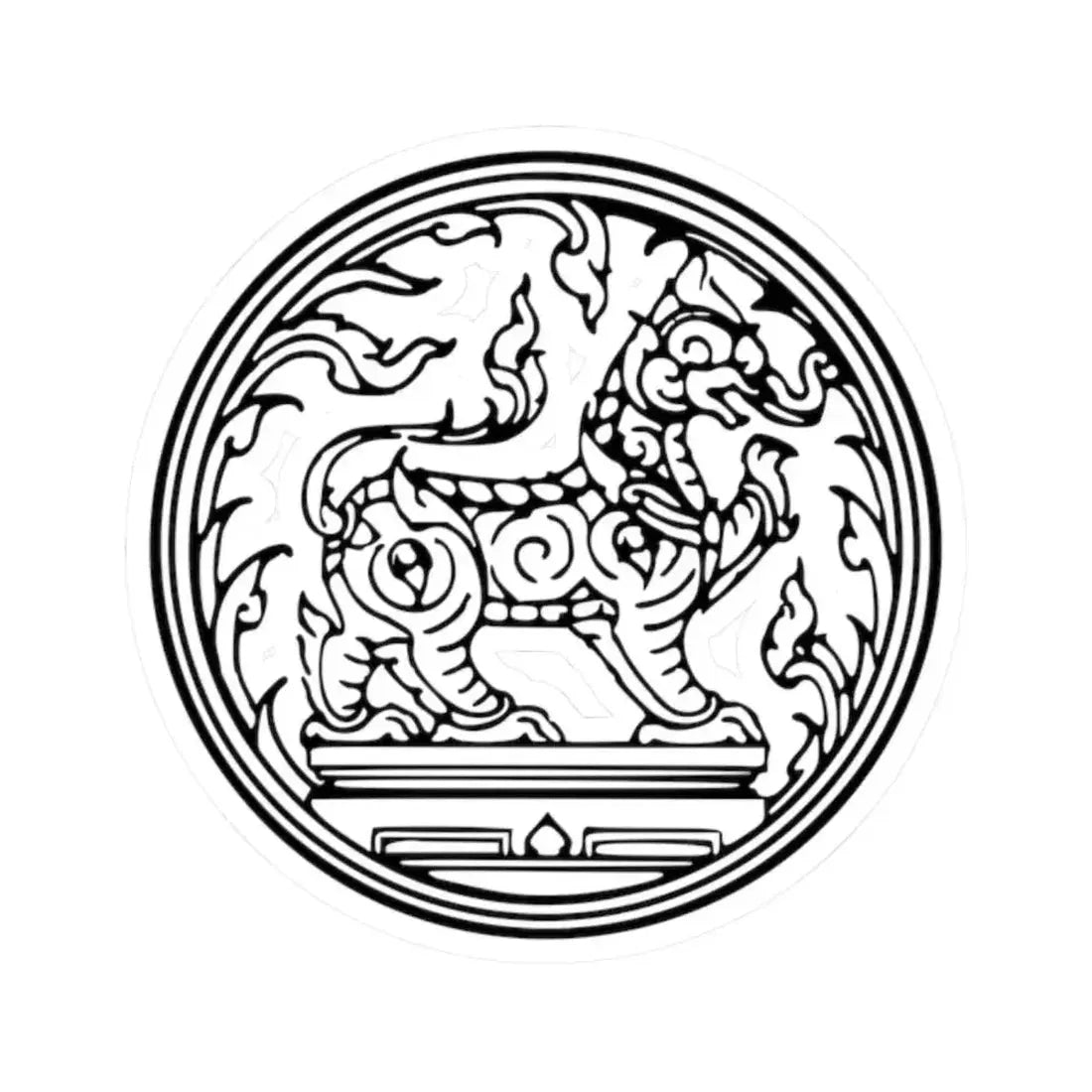 Khotchasi Seal (Thailand) STICKER Vinyl Kiss-Cut Decal 2 Inch White - The Sticker Space