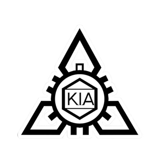 Kia Motors (1953) (Logo) STICKER Vinyl Kiss-Cut Decal 2 Inch White - The Sticker Space