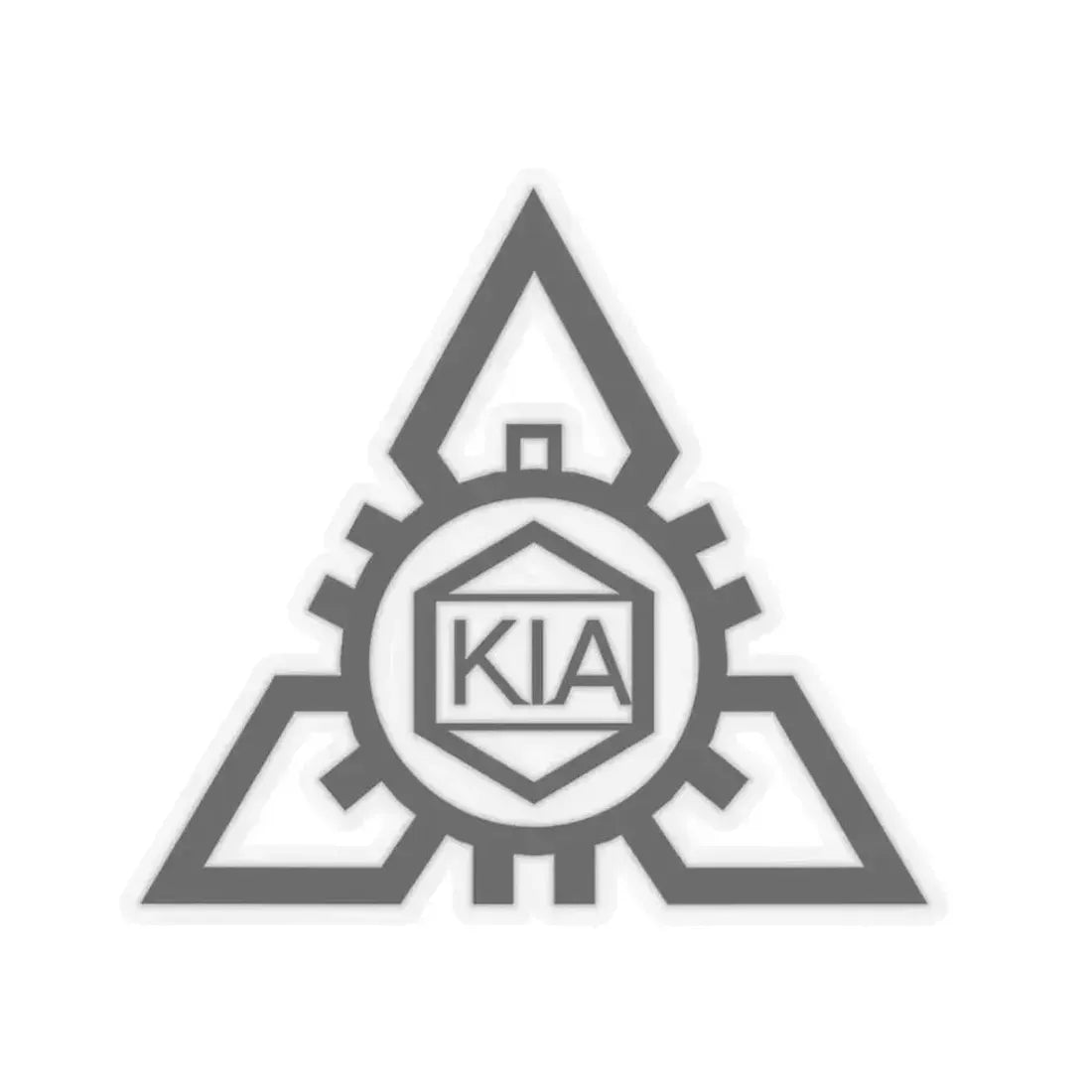 Kia Motors (1953) (Logo) STICKER Vinyl Kiss-Cut Decal 3 Inch Transparent - The Sticker Space