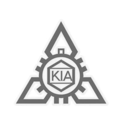 Kia Motors (1953) (Logo) STICKER Vinyl Kiss-Cut Decal 4 Inch Transparent - The Sticker Space