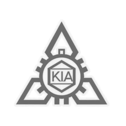 Kia Motors (1953) (Logo) STICKER Vinyl Kiss-Cut Decal 6 Inch Transparent - The Sticker Space