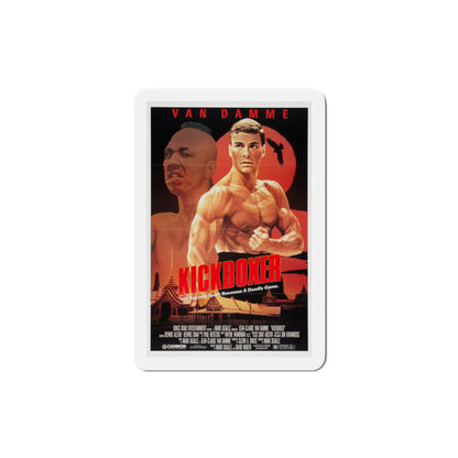 Kickboxer 1989 Movie Poster Die-Cut Magnet-3" x 3"-The Sticker Space