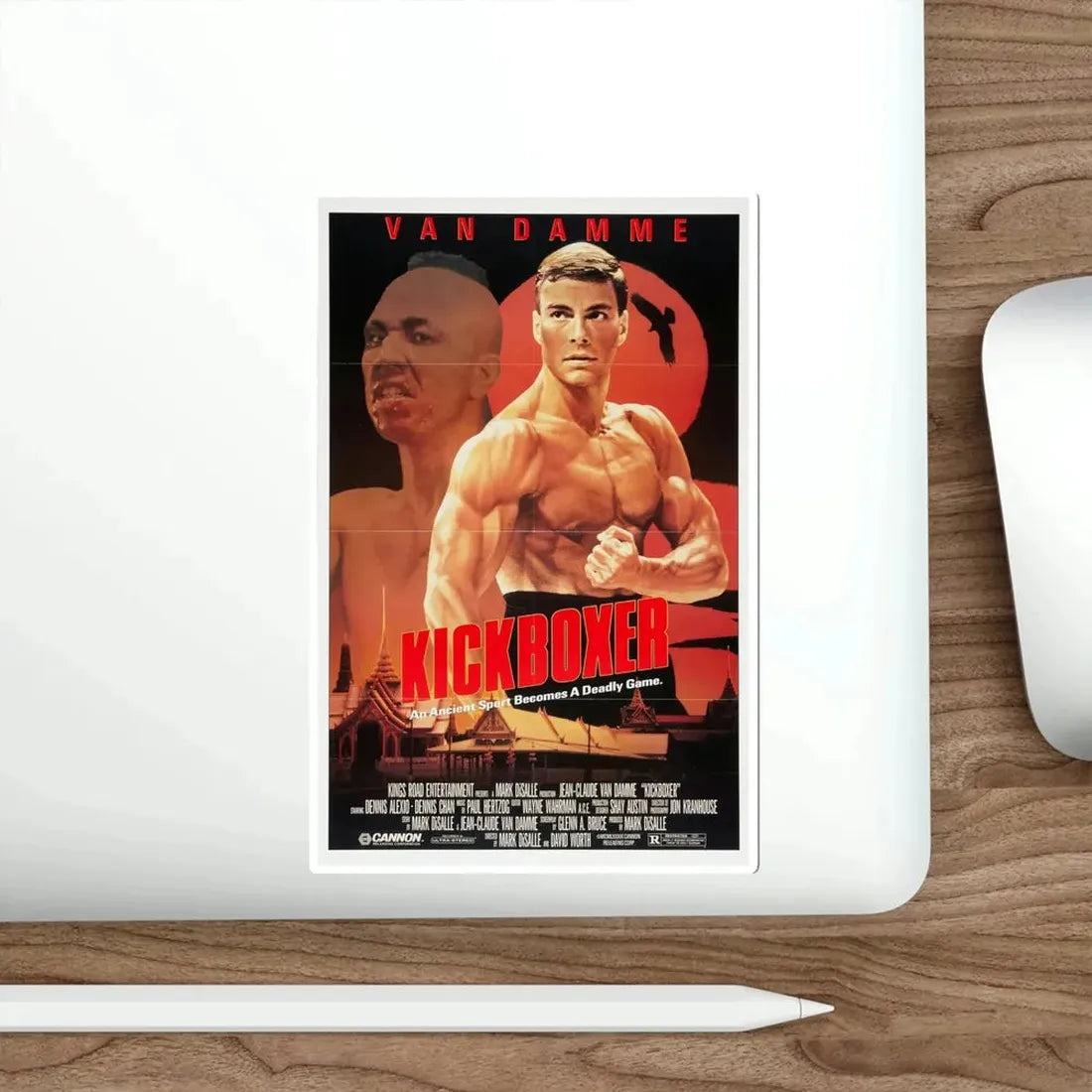 Kickboxer 1989 Movie Poster STICKER Vinyl Die-Cut Decal - The Sticker Space