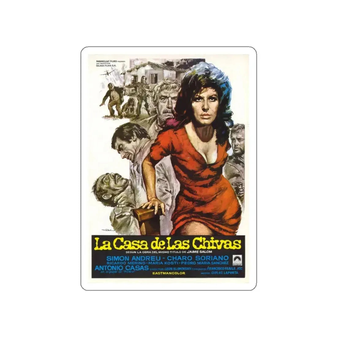 KID'S HOUSE 1972 Movie Poster STICKER Vinyl Die-Cut Decal 3 Inch - The Sticker Space