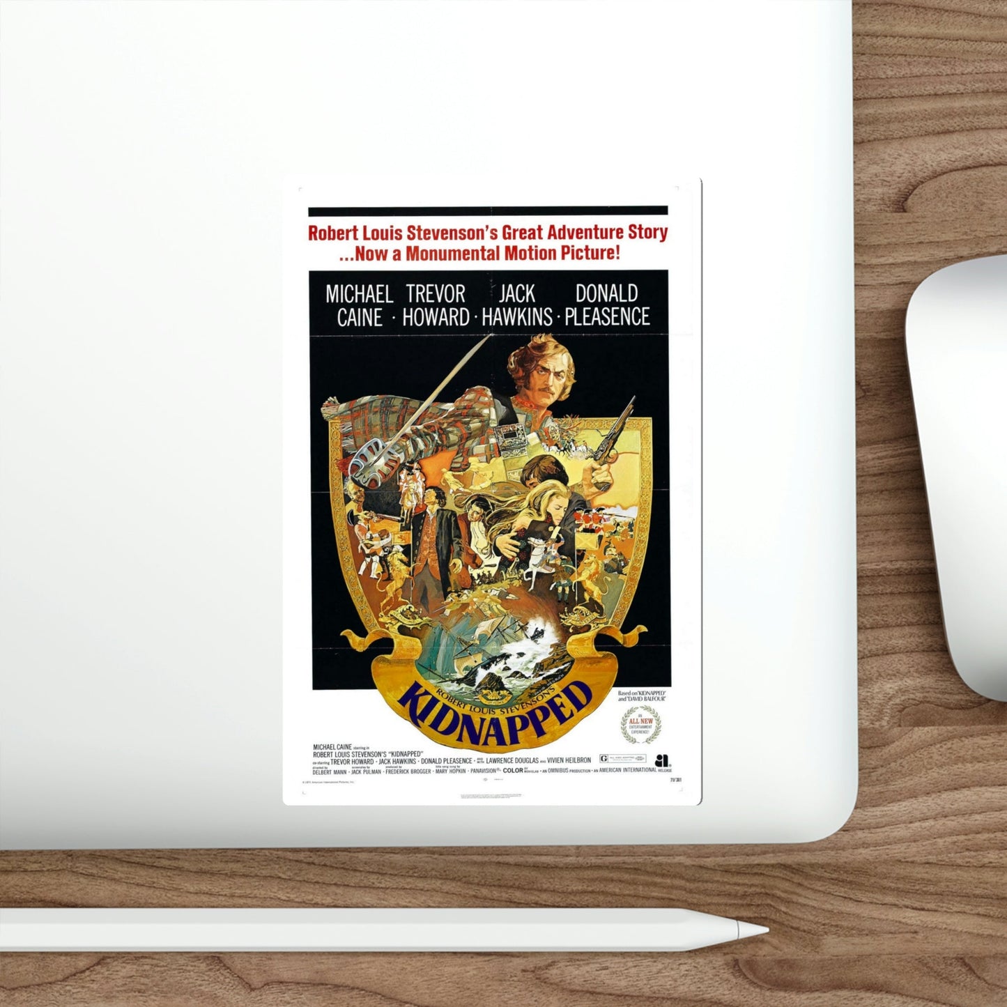 Kidnapped 1971 Movie Poster STICKER Vinyl Die-Cut Decal-The Sticker Space