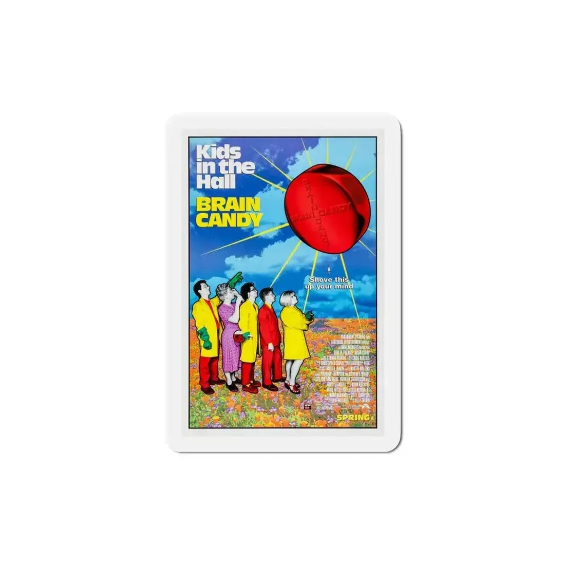 Kids In The Hall Brain Candy 1996 Movie Poster Refrigerator Magnet 6 Inch - The Sticker Space
