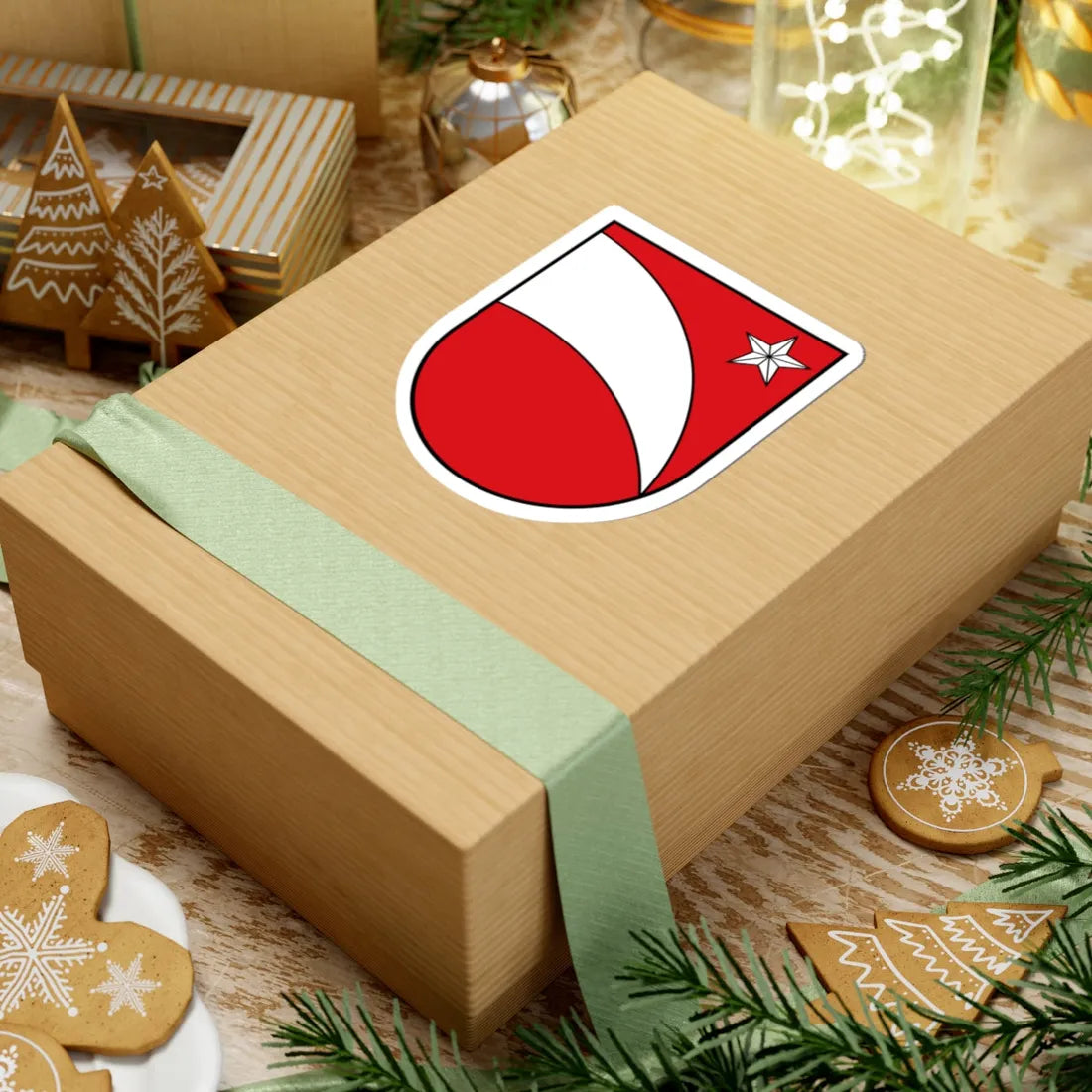 Kiens COA (Italy) (Coat of Arms) STICKER Vinyl Kiss-Cut Decal - The Sticker Space