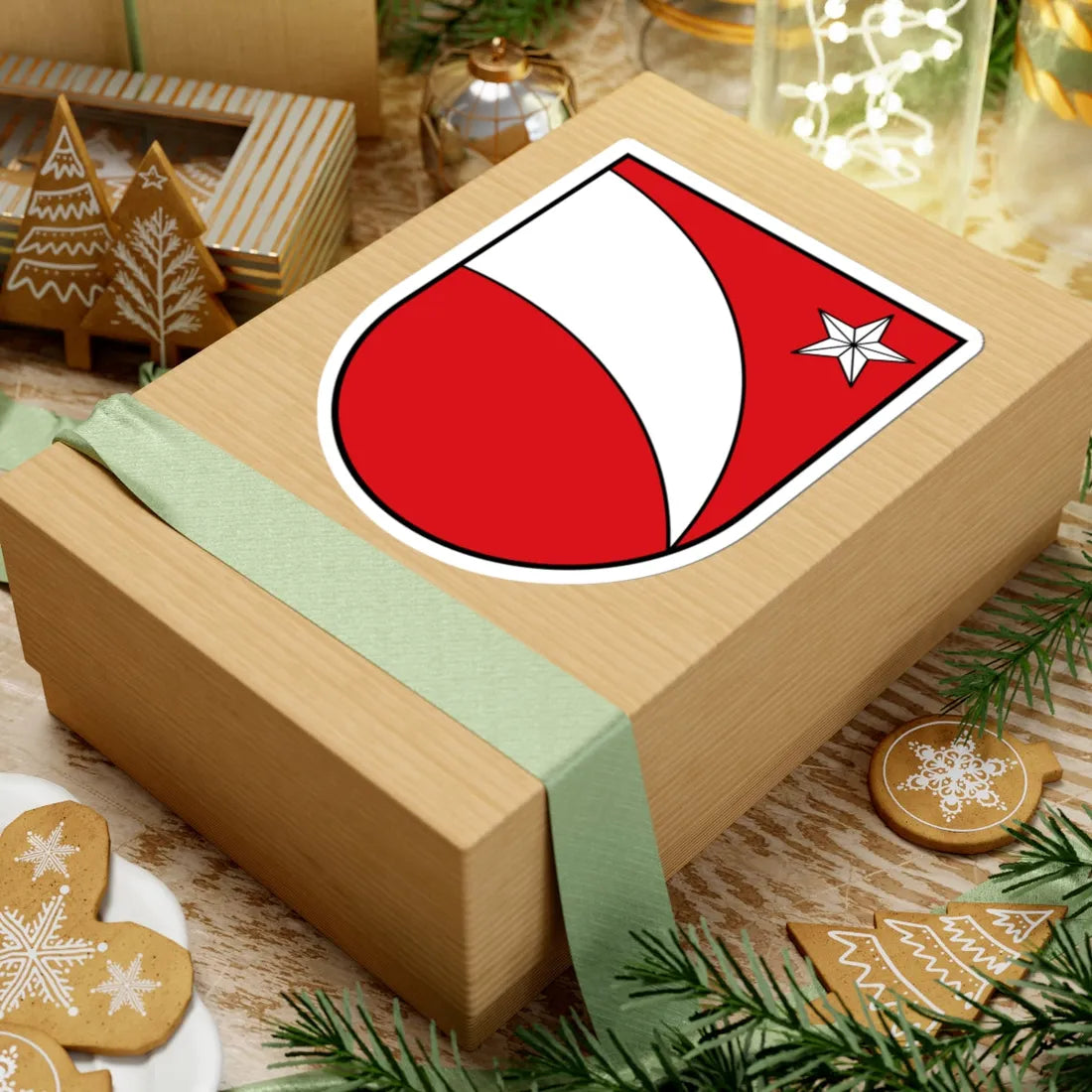 Kiens COA (Italy) (Coat of Arms) STICKER Vinyl Kiss-Cut Decal - The Sticker Space