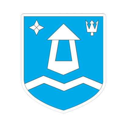 Kihelkonna valla vapp (Estonia) (Coat of Arms) STICKER Vinyl Kiss-Cut Decal - The Sticker Space