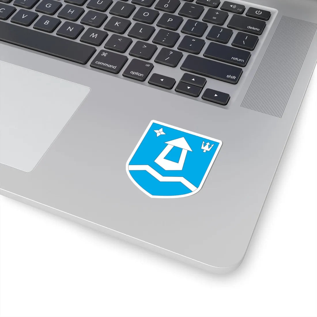 Kihelkonna valla vapp (Estonia) (Coat of Arms) STICKER Vinyl Kiss-Cut Decal - The Sticker Space
