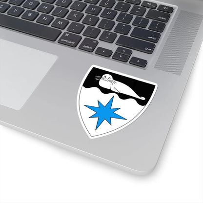 Kihnu vapp (Estonia) (Coat of Arms) STICKER Vinyl Kiss-Cut Decal - The Sticker Space