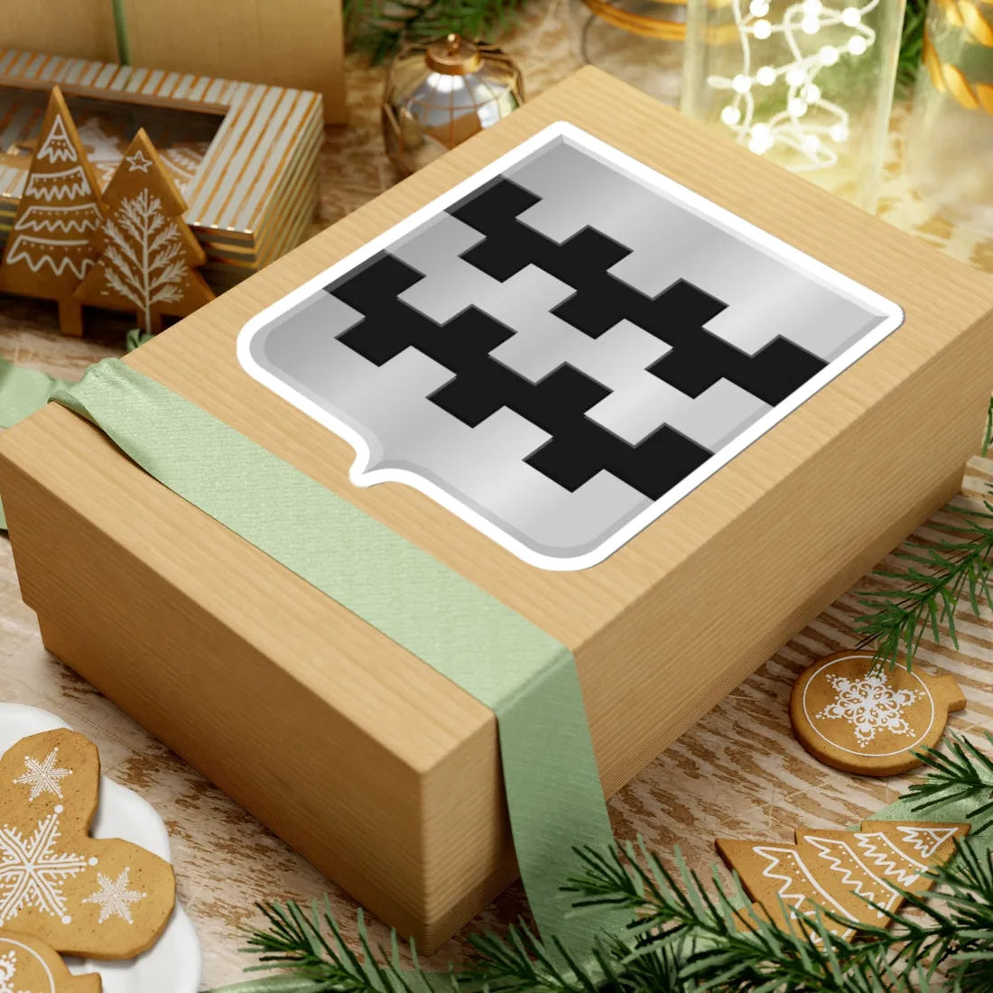 Kijfhoek wapen (Netherlands) (Coat of Arms) STICKER Vinyl Kiss-Cut Decal - The Sticker Space