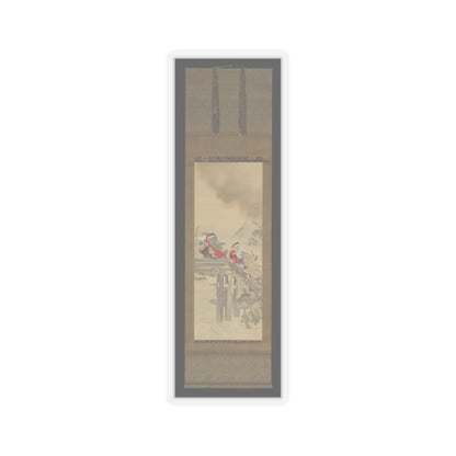 Kikuchi Yōsai - Lady Iga - 1860s v2 - STICKER Vinyl Kiss-Cut Decal