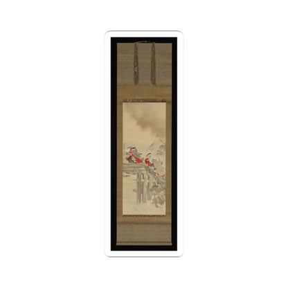 Kikuchi Yōsai - Lady Iga - 1860s v2 - STICKER Vinyl Kiss-Cut Decal