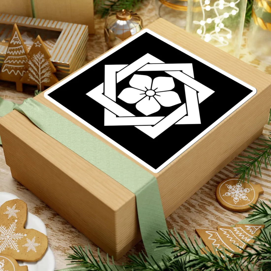 Kikyo mon (Japan) (Coat of Arms) STICKER Vinyl Kiss-Cut Decal - The Sticker Space