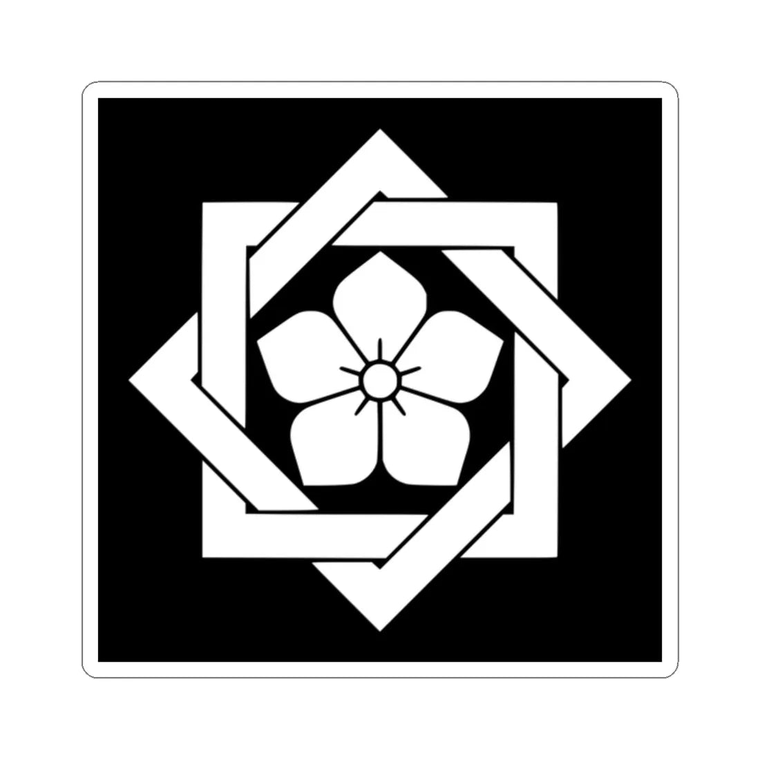 Kikyo mon (Japan) (Coat of Arms) STICKER Vinyl Kiss-Cut Decal - The Sticker Space