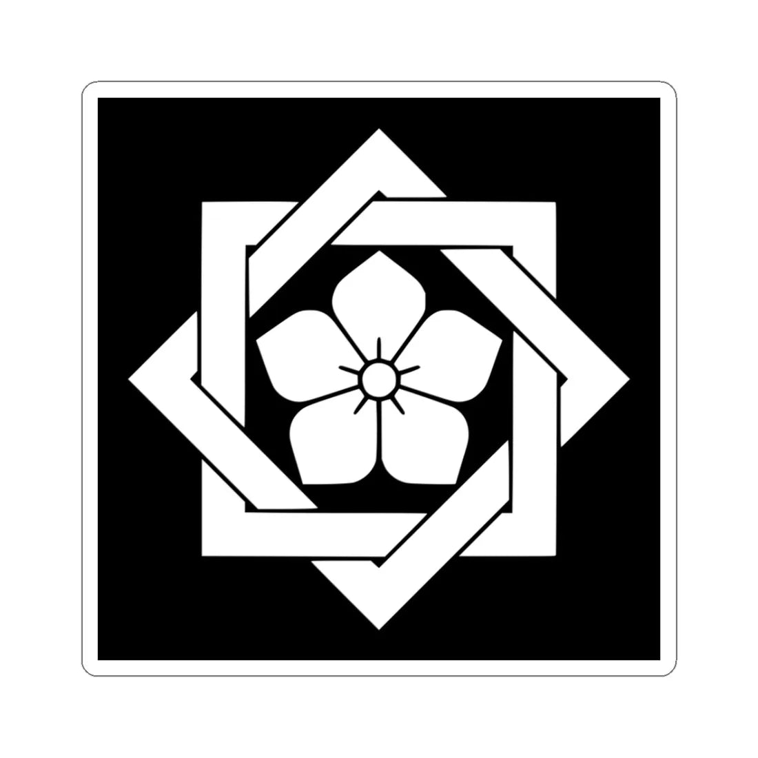 Kikyo mon (Japan) (Coat of Arms) STICKER Vinyl Kiss-Cut Decal - The Sticker Space