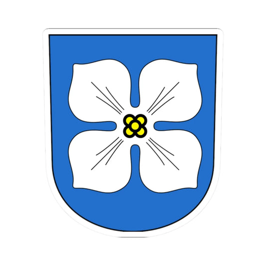 Kilchberg-blazon (Switzerland) (Coat of Arms) STICKER Vinyl Kiss-Cut Decal 2 Inch White - The Sticker Space