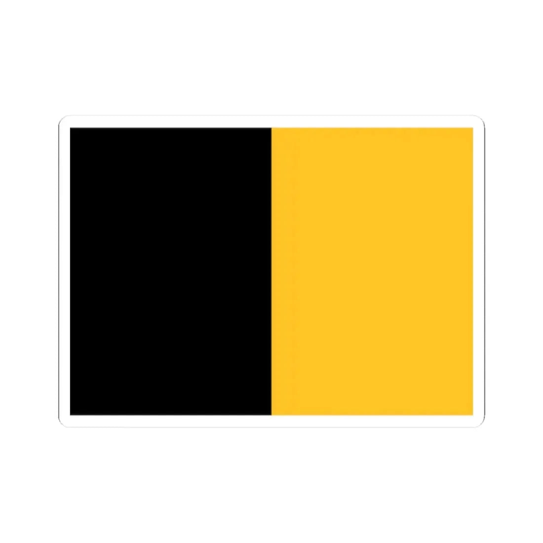 Kilkennygaaflag (Ireland) STICKER Vinyl Kiss-Cut Decal 2 Inch White - The Sticker Space