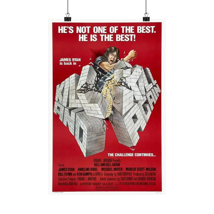 KILL AND KILL AGAIN 1981 - Paper Movie Poster 12″ x 18″ Matte - The Sticker Space