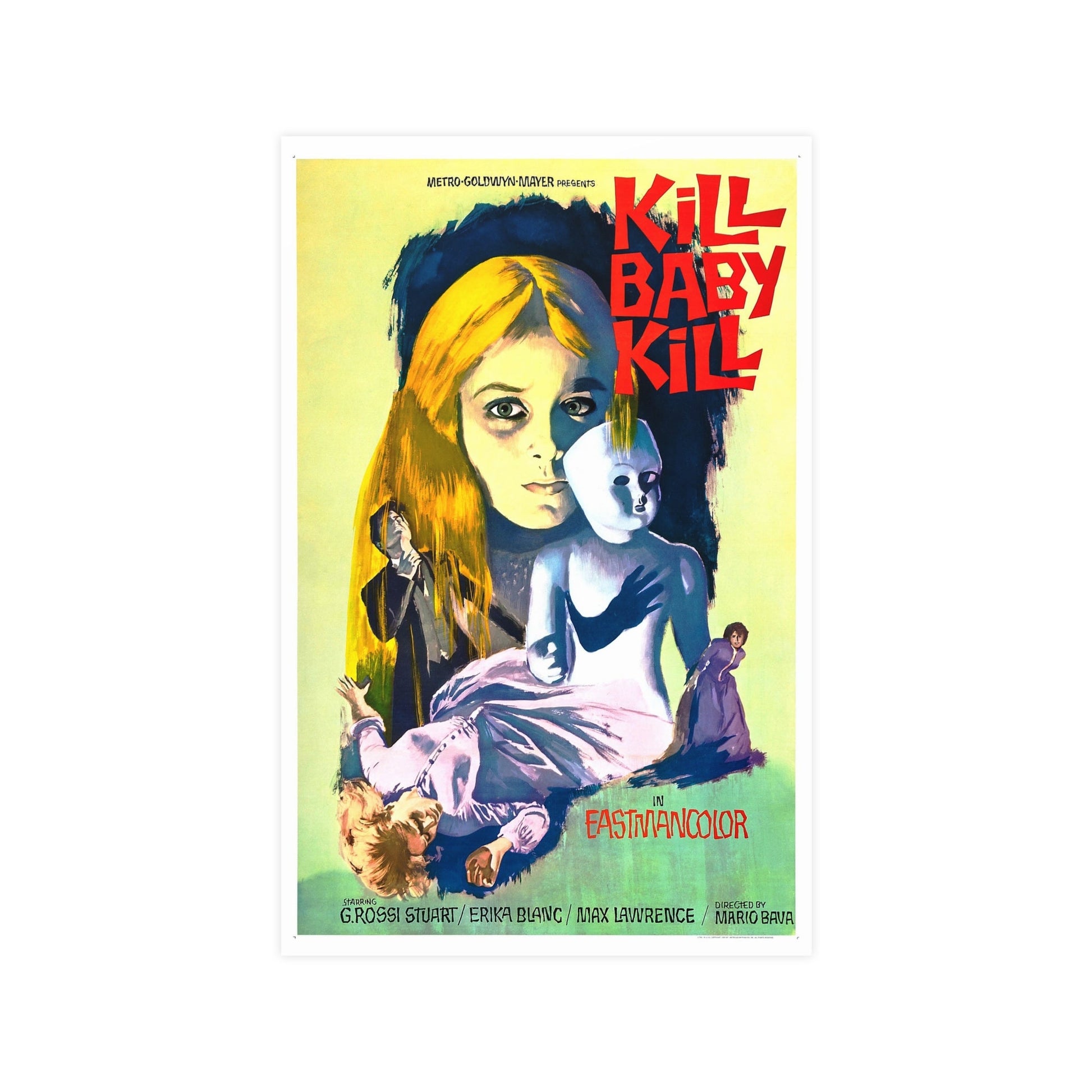 KILL BABY KILL 1966 - Paper Movie Poster-11″ x 17″ (Vertical)-The Sticker Space