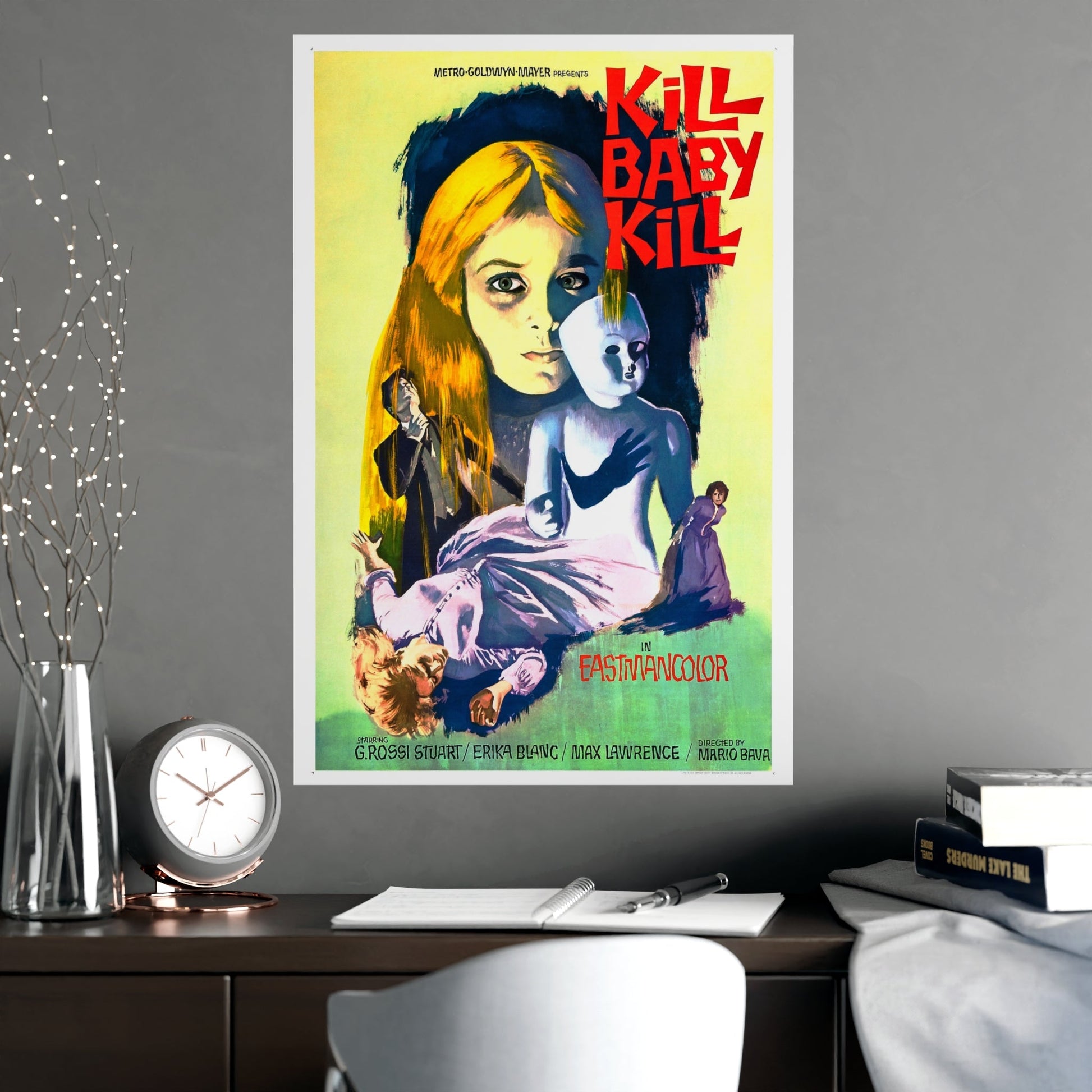 KILL BABY KILL 1966 - Paper Movie Poster-The Sticker Space
